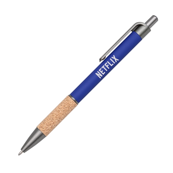 Otto Metal Pen w/Cork Grip & Black Refill - Otto Metal Pen w/Cork Grip & Black Refill - Image 2 of 13