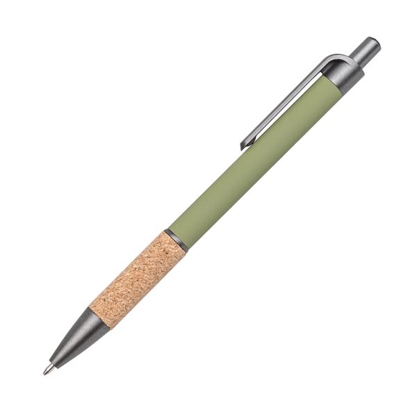 Otto Metal Pen w/Cork Grip & Black Refill - Otto Metal Pen w/Cork Grip & Black Refill - Image 5 of 13