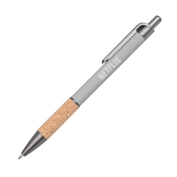 Otto Metal Pen w/Cork Grip & Black Refill - Otto Metal Pen w/Cork Grip & Black Refill - Image 6 of 13