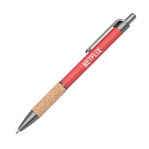 Otto Metal Pen w/Cork Grip & Black Refill - Otto Metal Pen w/Cork Grip & Black Refill - Image 10 of 13