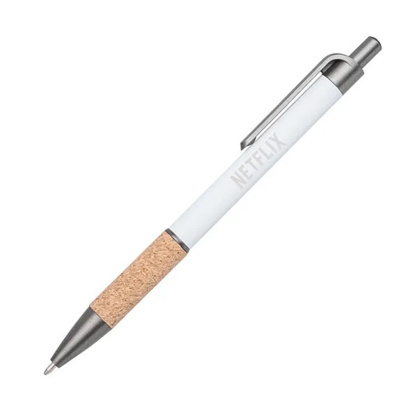 Otto Metal Pen w/Cork Grip & Black Refill - Otto Metal Pen w/Cork Grip & Black Refill - Image 12 of 13