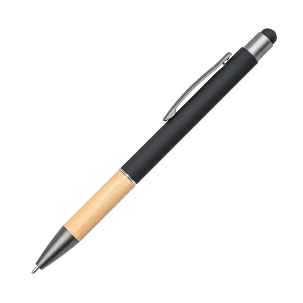 Assia Metal Pen w/Bamboo Grip & Black Refill - Assia Metal Pen w/Bamboo Grip & Black Refill - Image 1 of 13