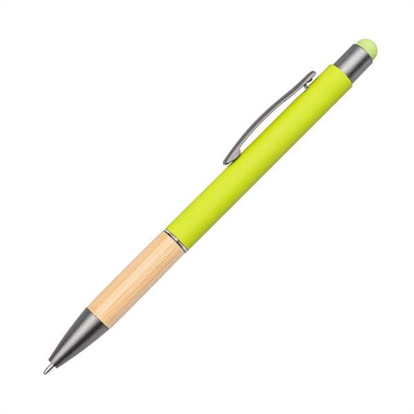 Assia Metal Pen w/Bamboo Grip & Black Refill - Assia Metal Pen w/Bamboo Grip & Black Refill - Image 4 of 13