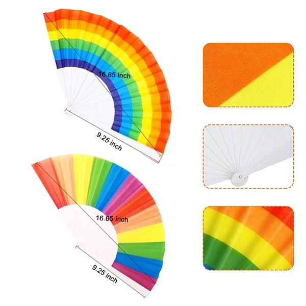 Pride Rainbow Fans - Pride Rainbow Fans - Image 1 of 2
