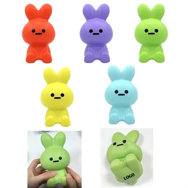 Cute Small Rabbit Stress Reliever Squeeze Toy - Cute Small Rabbit Stress Reliever Squeeze Toy - Image 0 of 1