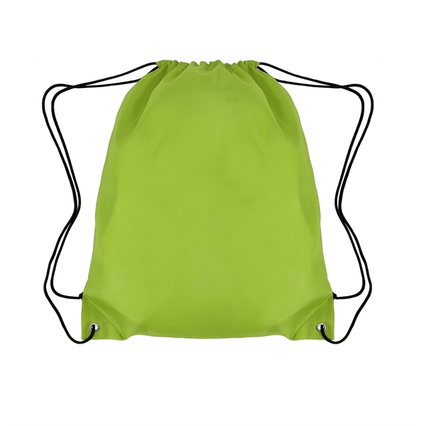 Classic Polyester Drawstring Sports Backpack - Classic Polyester Drawstring Sports Backpack - Image 4 of 19