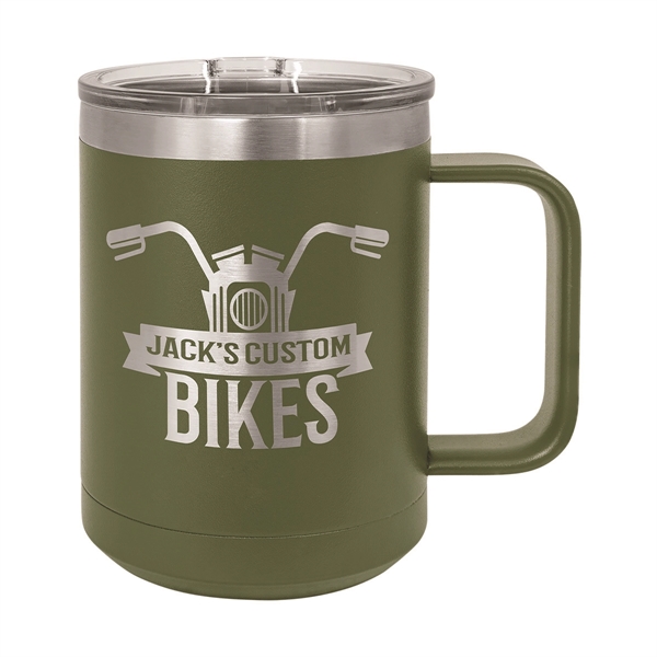 Polar Camel 15oz. Stainless Steel Coffee Mug - Polar Camel 15oz. Stainless Steel Coffee Mug - Image 33 of 36