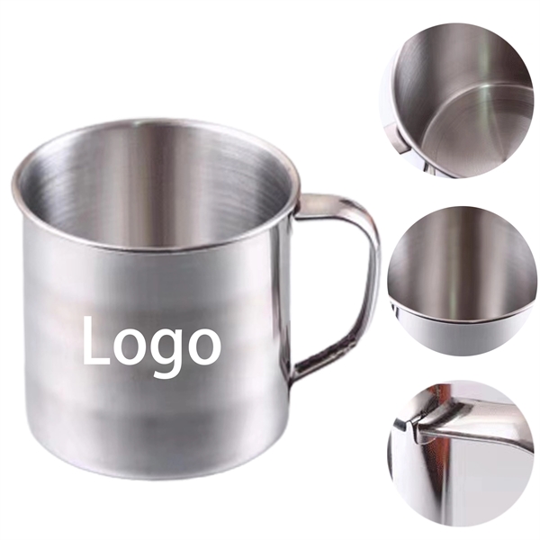 7.6 Oz Stainless Steel Mug - 7.6 Oz Stainless Steel Mug - Image 0 of 1