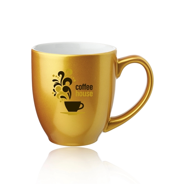 16 oz Metallic Bistro Coffee Mug - 16 oz Metallic Bistro Coffee Mug - Image 7 of 9