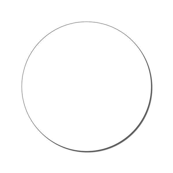 Circle 3" NoteKeeper™ Magnet 35 Mil - Circle 3" NoteKeeper™ Magnet 35 Mil - Image 1 of 1