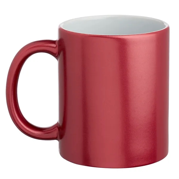 11 oz. Metallic Ceramic Custom Mug - 11 oz. Metallic Ceramic Custom Mug - Image 3 of 5