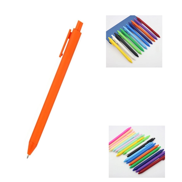 Frosted Plastic Retractable Gel Pens - Frosted Plastic Retractable Gel Pens - Image 1 of 1