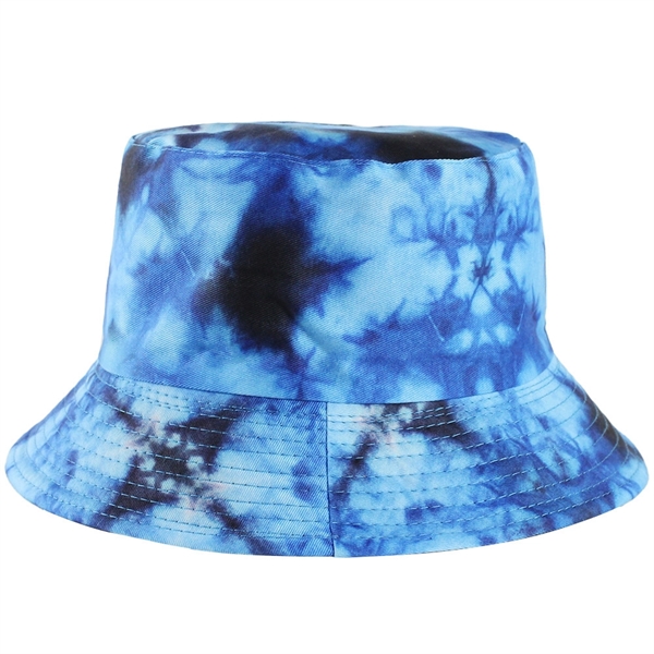 Double Sided Reversible Tie Dye Summer Bucket Hat - Double Sided Reversible Tie Dye Summer Bucket Hat - Image 6 of 7