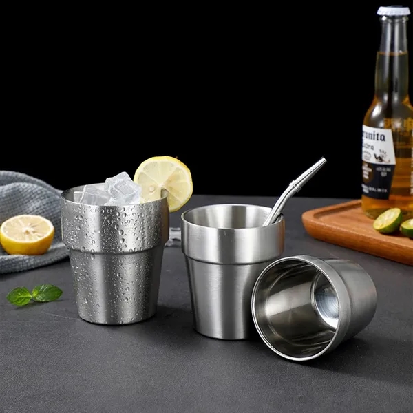 304 Double Stainless Steel Beer & Coffee Mug - 304 Double Stainless Steel Beer & Coffee Mug - Image 5 of 5