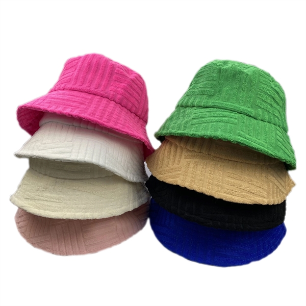 Casual Wide Brimmed Cotton Hat - Casual Wide Brimmed Cotton Hat - Image 1 of 1