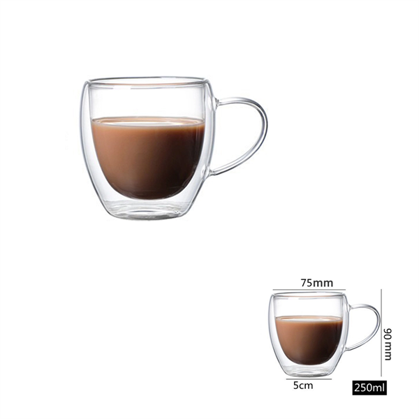 Double Wall Insulated Glass Espresso Mugs - Double Wall Insulated Glass Espresso Mugs - Image 0 of 1