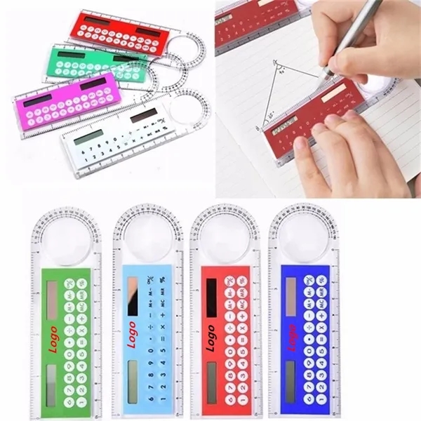 3 in 1 Ruler Pocket Math  Solar Power Calculator - 3 in 1 Ruler Pocket Math  Solar Power Calculator - Image 0 of 3