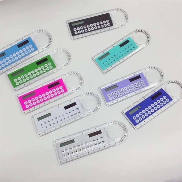 3 in 1 Ruler Pocket Math  Solar Power Calculator - 3 in 1 Ruler Pocket Math  Solar Power Calculator - Image 2 of 3