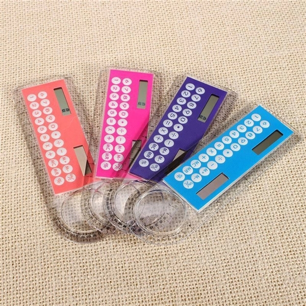3 in 1 Ruler Pocket Math  Solar Power Calculator - 3 in 1 Ruler Pocket Math  Solar Power Calculator - Image 3 of 3