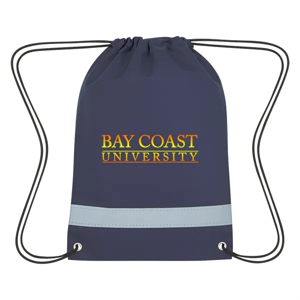 Lil' Bit Reflective Non-Woven Drawstring Bag - Lil' Bit Reflective Non-Woven Drawstring Bag - Image 12 of 25