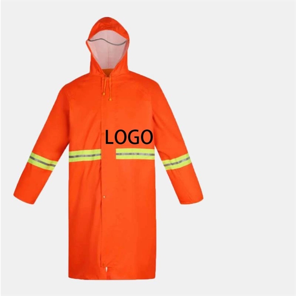 Reflective Rain Poncho - Reflective Rain Poncho - Image 0 of 3