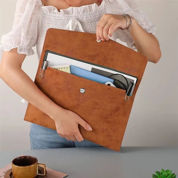 PU Leather A4 Document Holder - PU Leather A4 Document Holder - Image 1 of 7