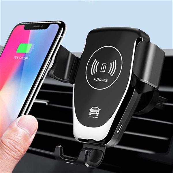 2 In 1 Car Phone Holder Mount Wireless Charger - 2 In 1 Car Phone Holder Mount Wireless Charger - Image 4 of 5