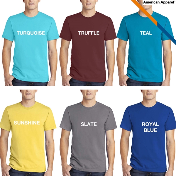 American Apparel® 100% Cotton Tees - American Apparel® 100% Cotton Tees - Image 3 of 9