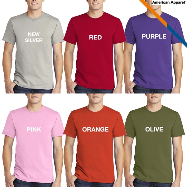 American Apparel® 100% Cotton Tees - American Apparel® 100% Cotton Tees - Image 4 of 9