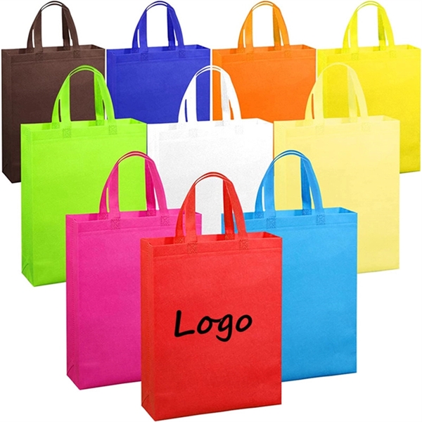 Custom Non-woven Grocery Party Treat Gift Tote Bags - Custom Non-woven Grocery Party Treat Gift Tote Bags - Image 0 of 5