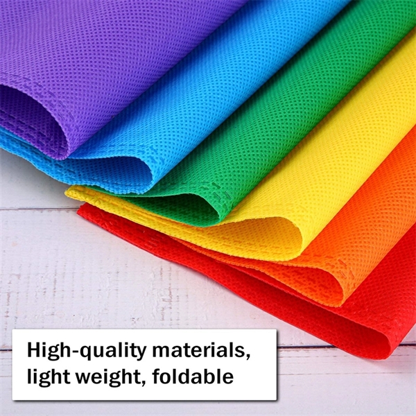 Custom Non-woven Grocery Party Treat Gift Tote Bags - Custom Non-woven Grocery Party Treat Gift Tote Bags - Image 3 of 5