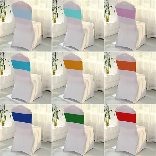 Polyester Bandage Style Chair Cover - Polyester Bandage Style Chair Cover - Image 0 of 3
