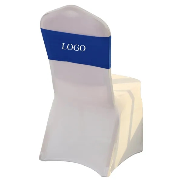 Polyester Bandage Style Chair Cover - Polyester Bandage Style Chair Cover - Image 1 of 3