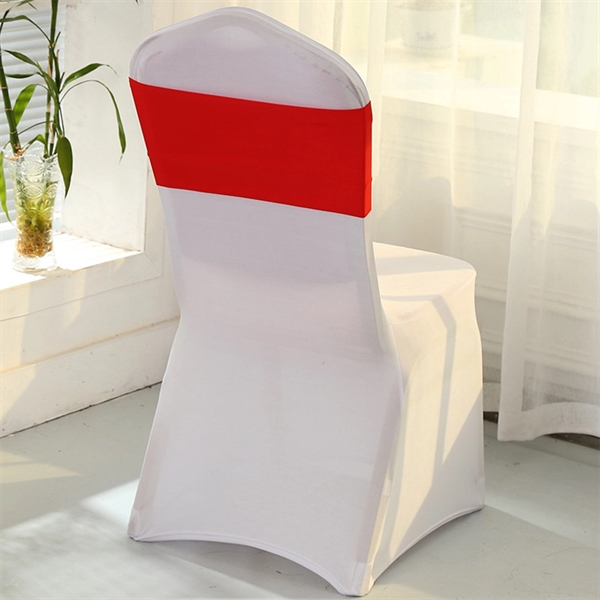 Polyester Bandage Style Chair Cover - Polyester Bandage Style Chair Cover - Image 3 of 3