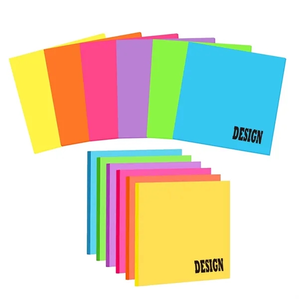 Custom 3"x3" Adhesive Sticky Note Pad - Custom 3"x3" Adhesive Sticky Note Pad - Image 0 of 2