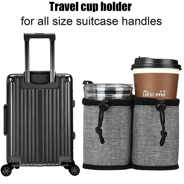 Luggage Travel Cup Holder - Luggage Travel Cup Holder - Image 6 of 7