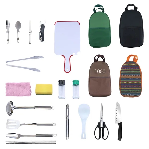 Camping Cooking Utensils Set - Camping Cooking Utensils Set - Image 1 of 4