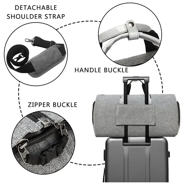 2 in 1 Hanging Suitcase Suit Travel Bags - 2 in 1 Hanging Suitcase Suit Travel Bags - Image 2 of 9