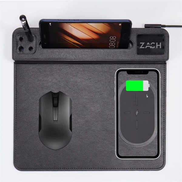 Multifunctional Wireless Charging Mouse Pad - Multifunctional Wireless Charging Mouse Pad - Image 1 of 2