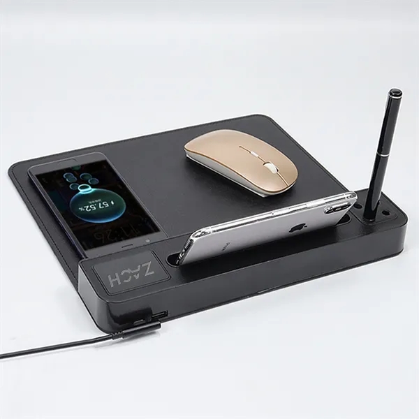 Multifunctional Wireless Charging Mouse Pad - Multifunctional Wireless Charging Mouse Pad - Image 2 of 2