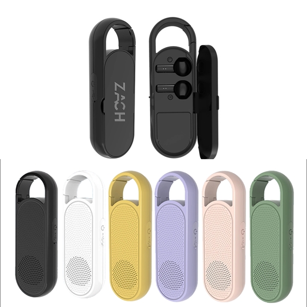 2 In 1 In-Ear Wireless Bluetooth Headset Speaker - 2 In 1 In-Ear Wireless Bluetooth Headset Speaker - Image 0 of 2