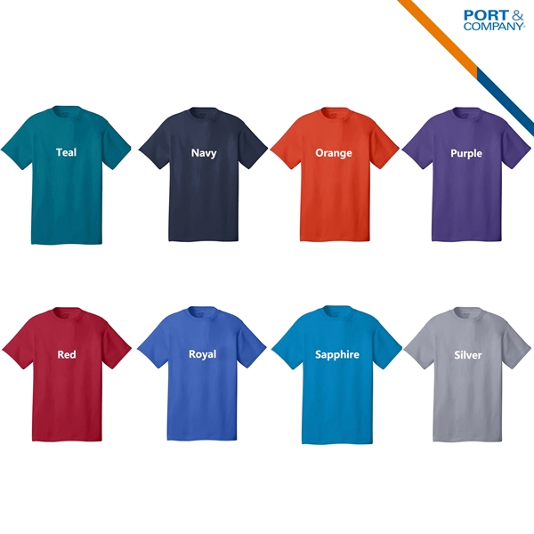 Port & Company® 100% Cotton Tees - Port & Company® 100% Cotton Tees - Image 3 of 4