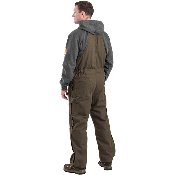 Berne Men's Heartland Insulated Washed Duck Bib Overall - Berne Men's Heartland Insulated Washed Duck Bib Overall - Image 3 of 7