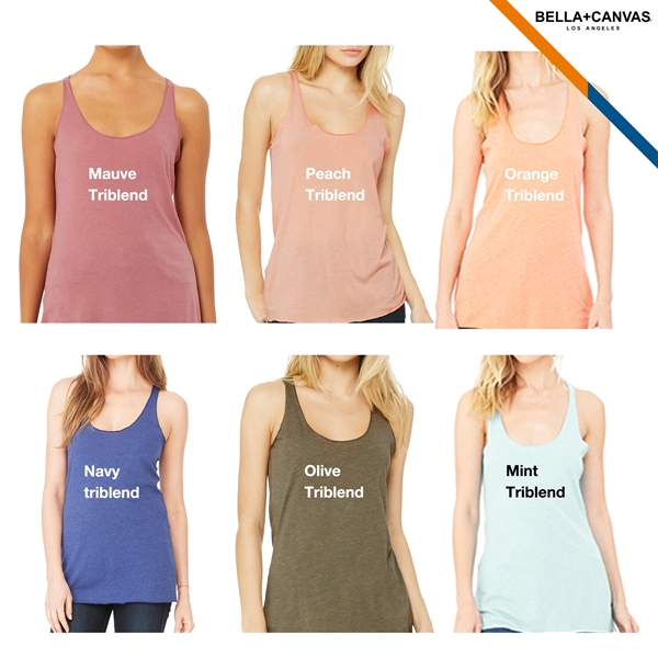 Bella Canvas® Ladies' Racerback Tank Tops - Bella Canvas® Ladies' Racerback Tank Tops - Image 3 of 6