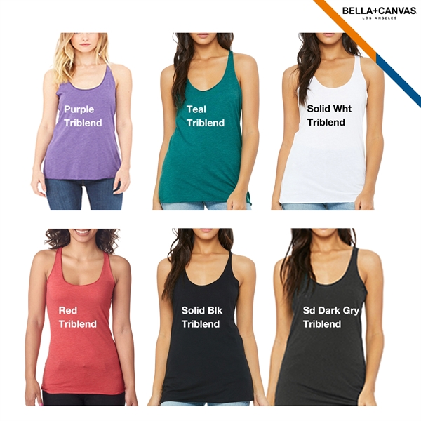 Bella Canvas® Ladies' Racerback Tank Tops - Bella Canvas® Ladies' Racerback Tank Tops - Image 4 of 6