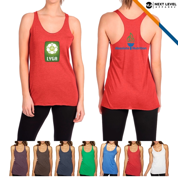 Next Level® 4.3 oz Tri-Blend Racerback Tank Tops - Next Level® 4.3 oz Tri-Blend Racerback Tank Tops - Image 0 of 5