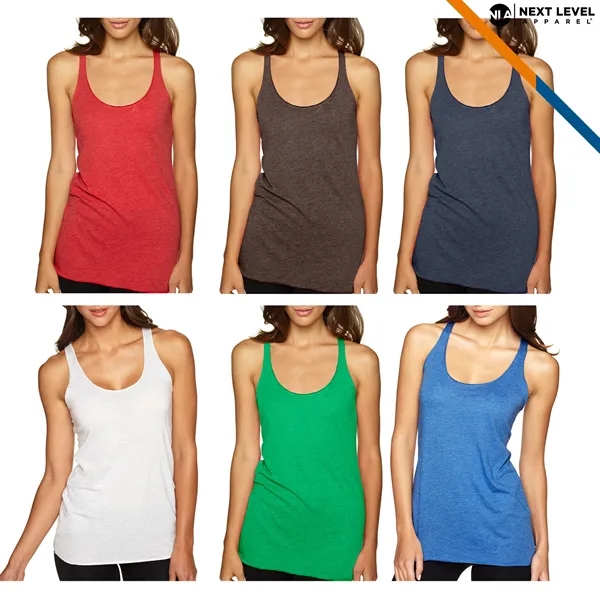 Next Level® 4.3 oz Tri-Blend Racerback Tank Tops - Next Level® 4.3 oz Tri-Blend Racerback Tank Tops - Image 3 of 5