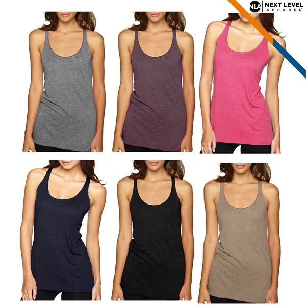 Next Level® 4.3 oz Tri-Blend Racerback Tank Tops - Next Level® 4.3 oz Tri-Blend Racerback Tank Tops - Image 4 of 5