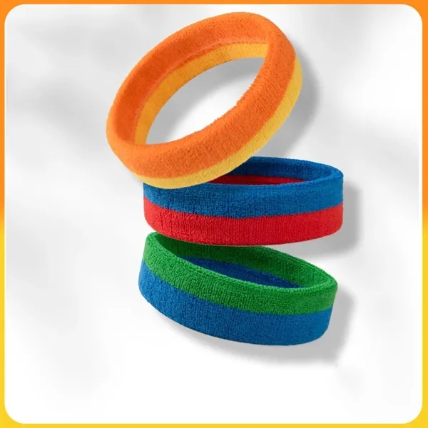 Terry Rainbow Sports Headband - Terry Rainbow Sports Headband - Image 0 of 6