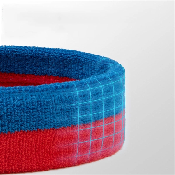 Terry Rainbow Sports Headband - Terry Rainbow Sports Headband - Image 2 of 6